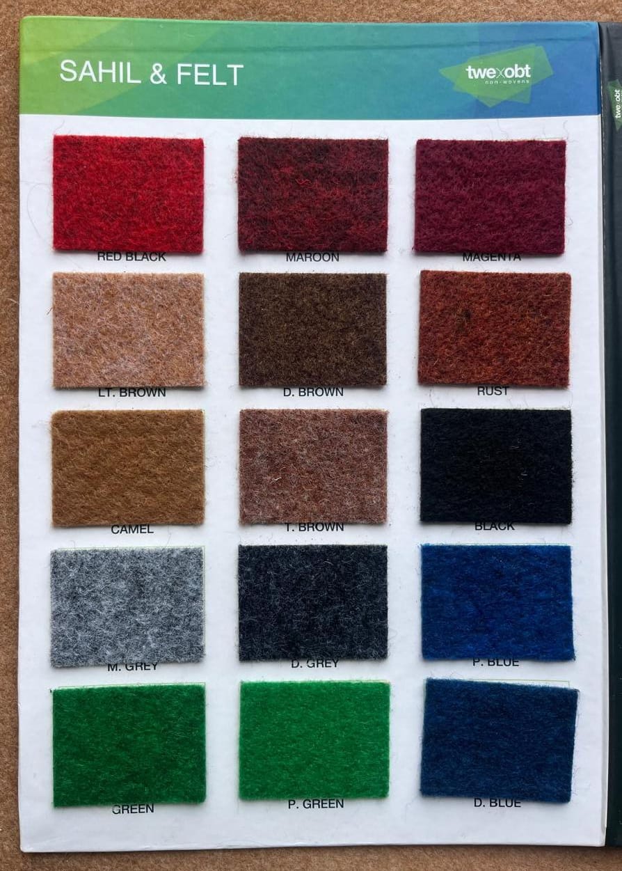 Felt & Jute Shade card
